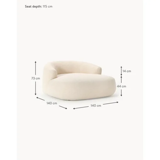 Poltroncina In Boucle Sofia*Westwing Collection New