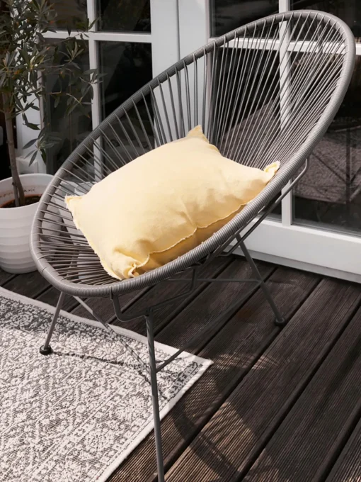 Poltroncina In Materiale Sintetico Intrecciato Bahia
