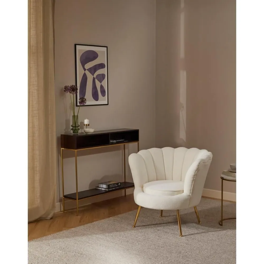 Poltroncina In Tessuto Boucle Oyster*Westwing Collection Outlet