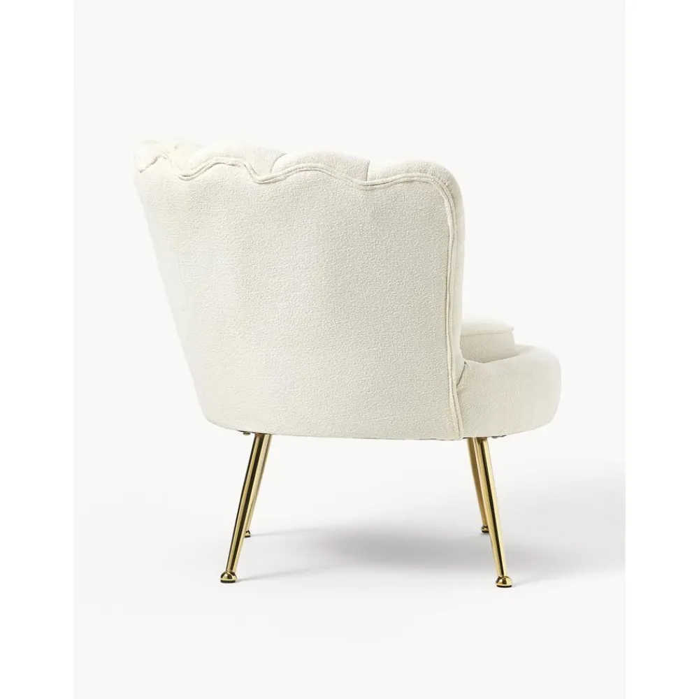 Poltroncina In Tessuto Boucle Oyster*Westwing Collection Outlet