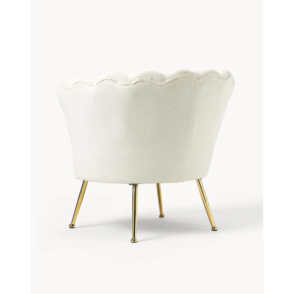 Poltroncina In Tessuto Boucle Oyster*Westwing Collection Outlet