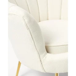 Poltroncina In Tessuto Boucle Oyster*Westwing Collection Outlet