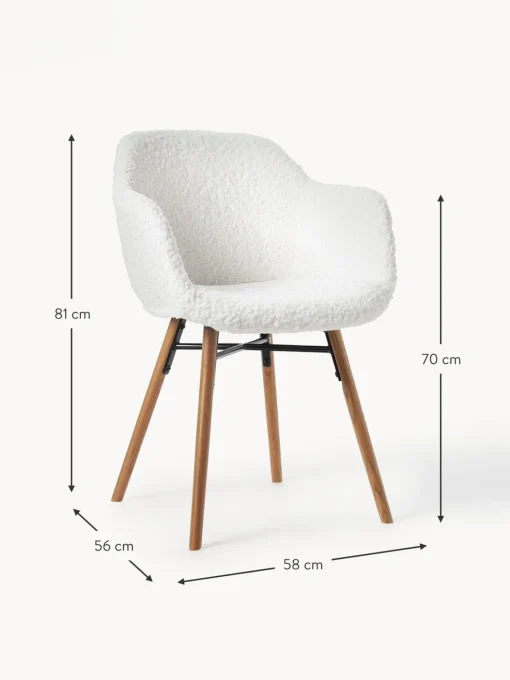 Poltroncina In Tessuto Teddy Con Seduta Stretta Fiji