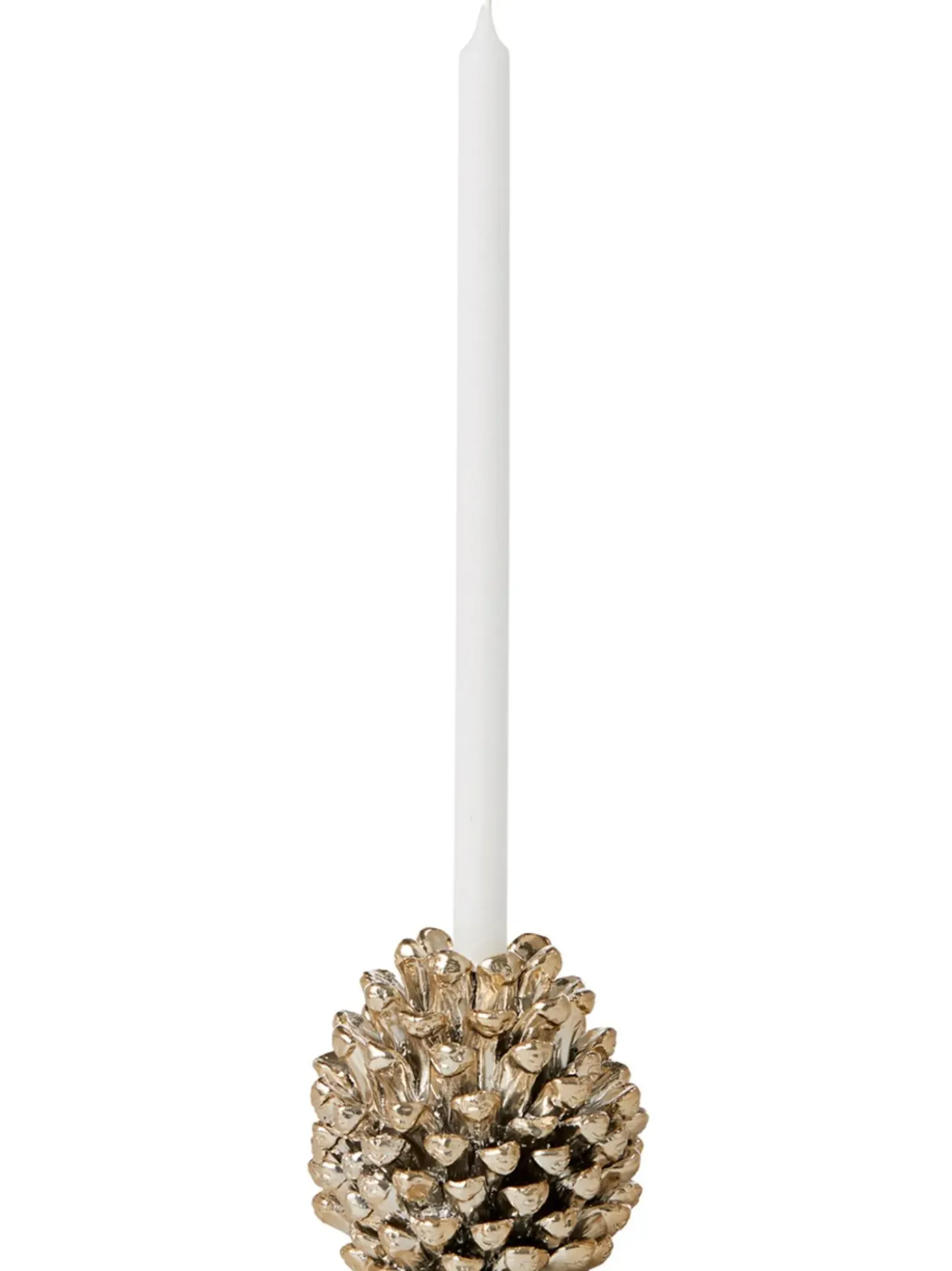 Portacandela Fatto A Mano Dorato Serafina