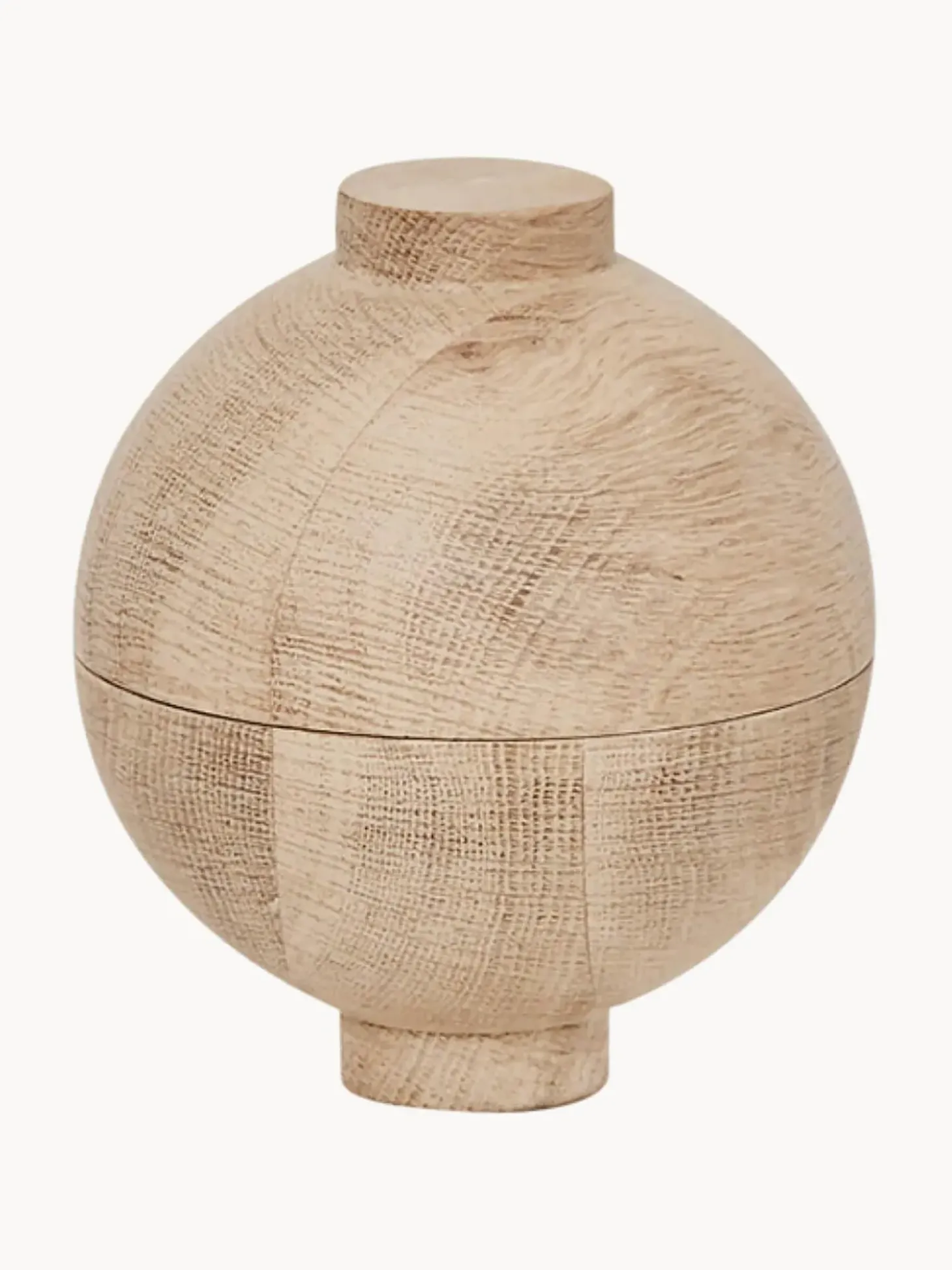 Portagioie In Legno Di Quercia Wooden Sphere