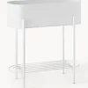 Portavaso Grande Con Struttura E Ripiano Azalea