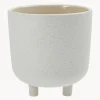 Portavaso In Ceramica Ivory