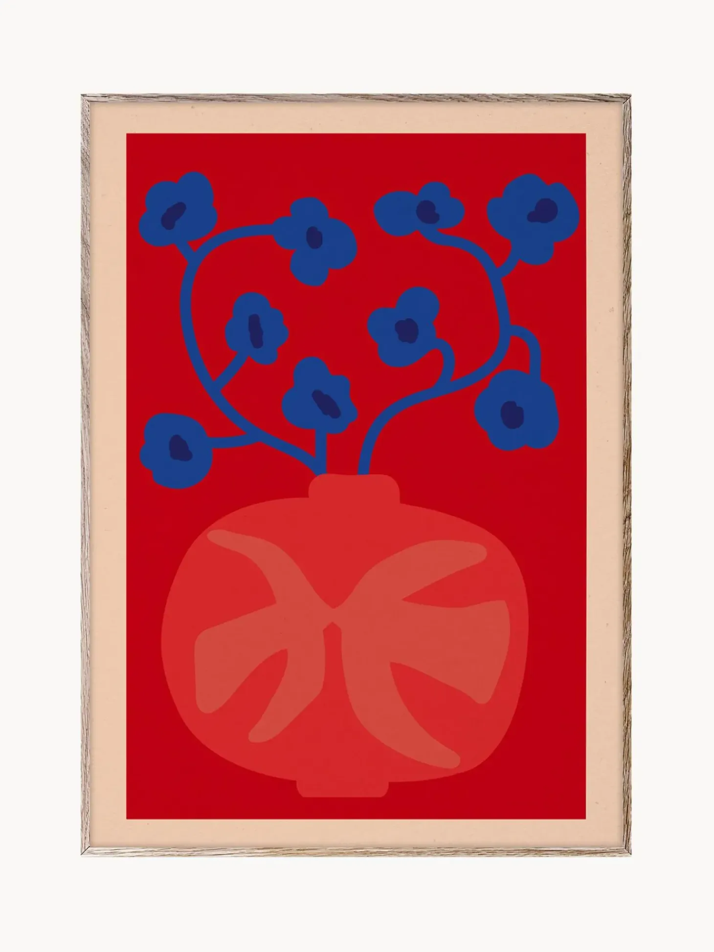 Poster The Red Vase