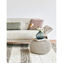 Pouf A Maglia Fatto A Mano Dori*Westwing Collection Clearance