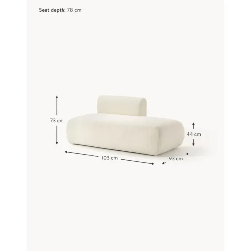 Pouf Componibile In Teddy Sofia*Westwing Collection Discount