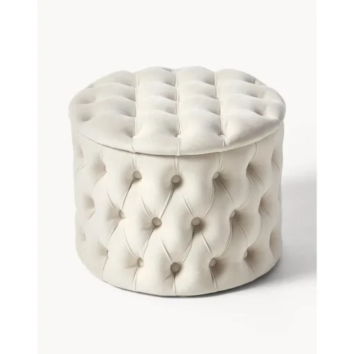 Pouf Contenitore In Velluto Chiara*Westwing Collection New