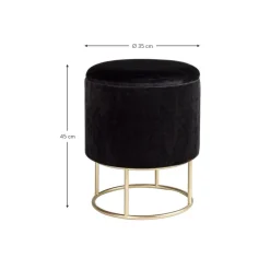 Pouf Contenitore In Velluto Polina*Bizzotto Fashion