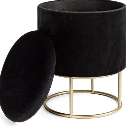 Pouf Contenitore In Velluto Polina*Bizzotto Fashion