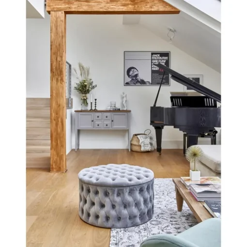 Pouf Contenitore Xl In Velluto Chiara*Westwing Collection Clearance