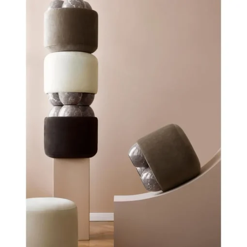 Pouf Imbottito In Tessuto Lino*Westwing Collection Discount