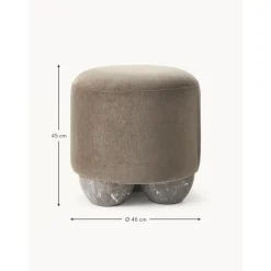 Pouf Imbottito In Tessuto Lino*Westwing Collection Sale