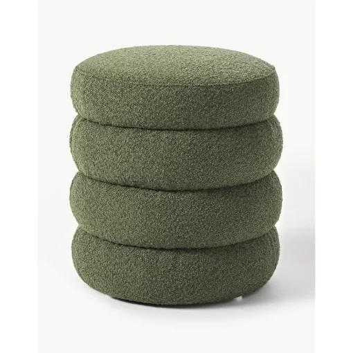 Pouf In Boucle Alto*Westwing Collection Clearance
