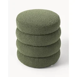Pouf In Boucle Alto*Westwing Collection Clearance