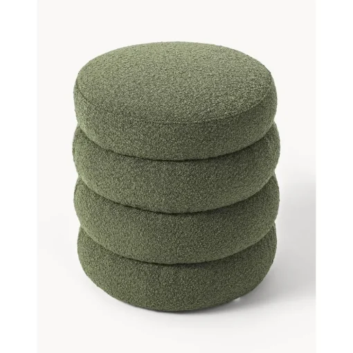 Pouf In Boucle Alto*Westwing Collection Clearance