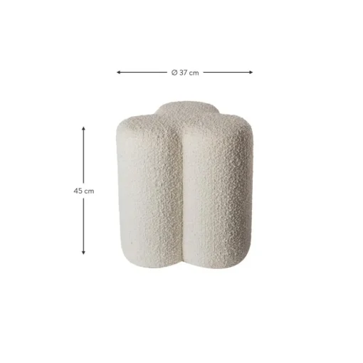 Pouf In Boucle Clover*Pols Potten Sale