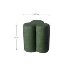 Pouf In Boucle Clover*Pols Potten Outlet