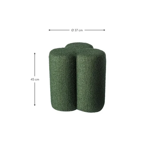 Pouf In Boucle Clover*Pols Potten Outlet