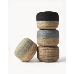Pouf In Juta Fatto A Mano Bono*Westwing Collection Outlet