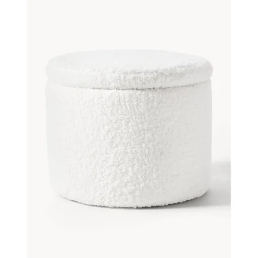 Pouf In Tessuto Teddy Con Vano Contenitore Alida*Westwing Collection Fashion