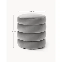 Pouf In Velluto Alto*Westwing Collection Clearance