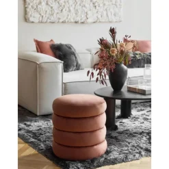 Pouf In Velluto Alto*Westwing Collection New