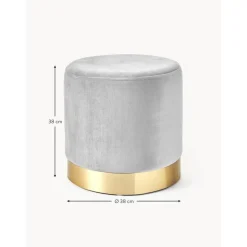 Pouf In Velluto Orchid*Westwing Collection Online