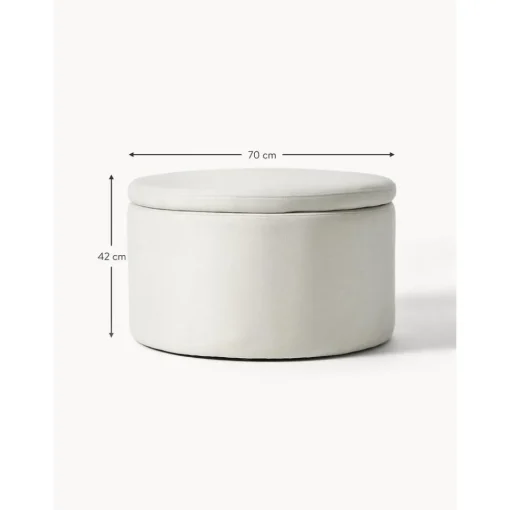 Pouf Xl Con Vano Contenitore Alida*Westwing Collection Outlet