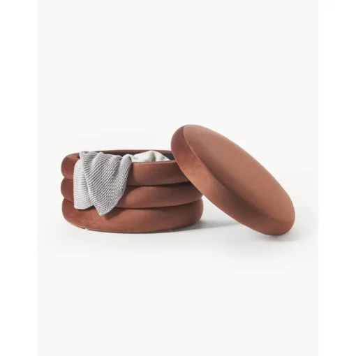 Pouf Xl Contenitore In Velluto Alto*Westwing Collection New