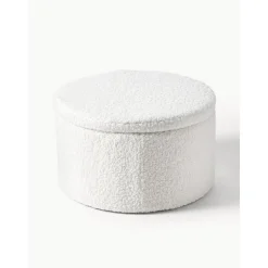 Pouf Xl In Tessuto Teddy Con Vano Contenitore Alida*Westwing Collection Online