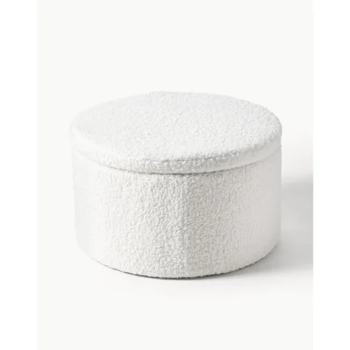 Pouf Xl In Tessuto Teddy Con Vano Contenitore Alida*Westwing Collection Online