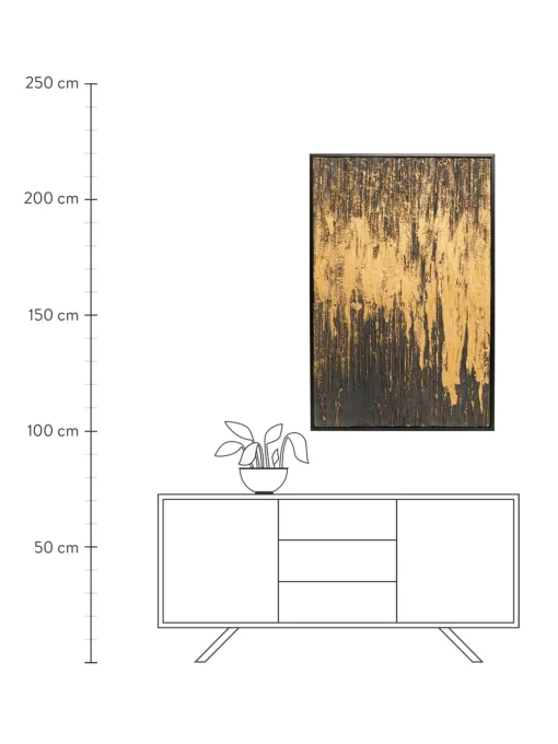 Quadro Dipinto A Mano Abstract