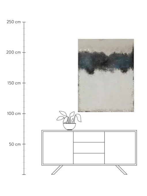 Quadro Dipinto A Mano Mare