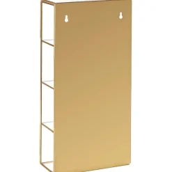 Scaffale Da Parete In Metallo Con Ripiani In Vetro E Anta In Vetro Ada*Nordal Fashion