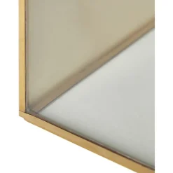 Scaffale Da Parete In Metallo Con Ripiani In Vetro E Anta In Vetro Ada*Nordal Fashion