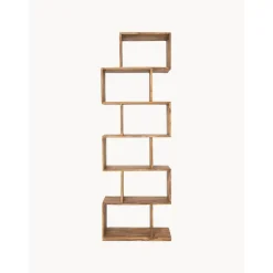 Scaffale In Legno Di Sheesham Authentico Zick Zack*Kare Design New