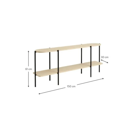 Scaffale In Legno E Metallo Gugge*Ellos Home Clearance