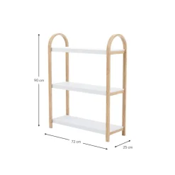 Scaffale In Metallo Con Struttura In Legno Bellwood*Umbra Outlet