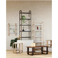 Scaffale In Metallo Con Struttura In Legno Bellwood*Umbra Outlet