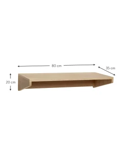 Scrivania Da Parete In Legno Di Quercia Folk