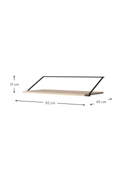 Scrivania Da Parete In Legno E Metallo Rail