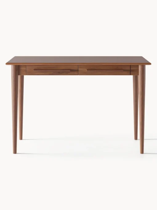 Scrivania In Legno Di Mango Massiccio Con Cassetti Paul