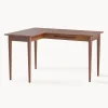 Scrivania Rettangolare In Legno Di Mango Con Cassetti Paul