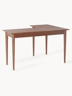 Scrivania Rettangolare In Legno Di Mango Con Cassetti Paul