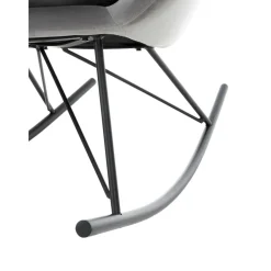 Sedia A Dondolo In Velluto Con Gambe In Metallo Wing*Westwing Collection Fashion
