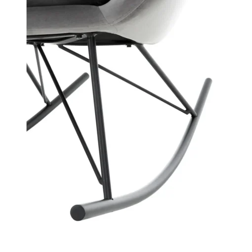Sedia A Dondolo In Velluto Con Gambe In Metallo Wing*Westwing Collection Fashion